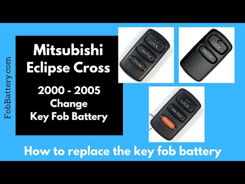 Mitsubishi Eclipse Cross Key Fob Battery Replacement (2000 - 2005)