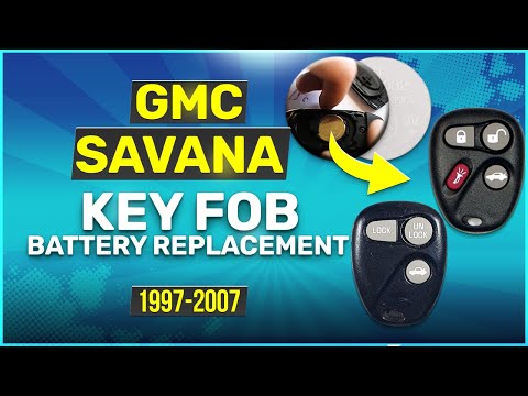GMC Savana Key Fob Battery Replacement (1997 - 2007)