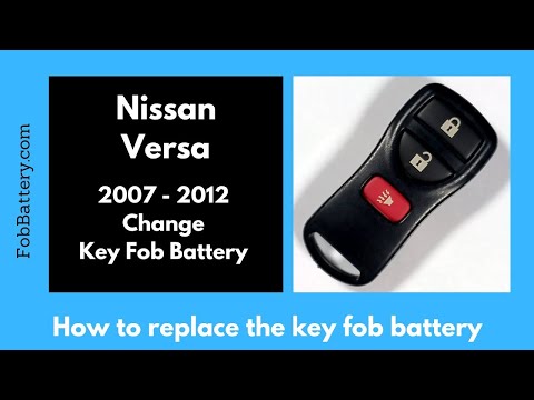 Nissan Versa Key Fob Battery Replacement (2007 - 2012)