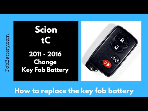Scion tC Key Fob Battery Replacement (2011 - 2016)