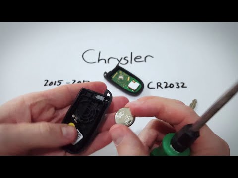 Chrysler 200 Key Fob Battery Replacement (2015 - 2017)