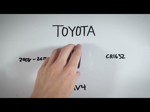 Toyota RAV4 Key Fob Battery Replacement (2008 - 2012)