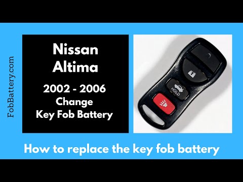 Nissan Altima Key Fob Battery Replacement (2002 - 2006)