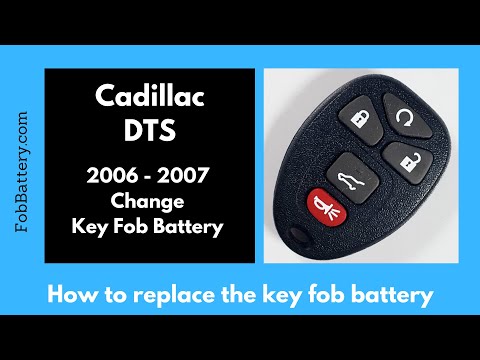 Cadillac DTS Key Fob Battery Replacement (2006 - 2007)