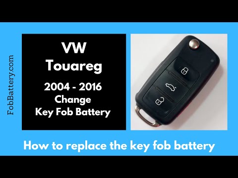 Volkswagen Touareg Key Fob Battery Replacement (2004 - 2016)
