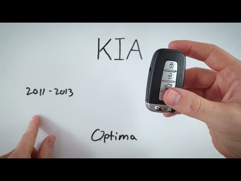 Kia Optima Key Fob Battery Replacement (2011 - 2013)
