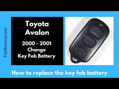 Toyota Avalon Key Fob Battery Replacement (2000 - 2001)