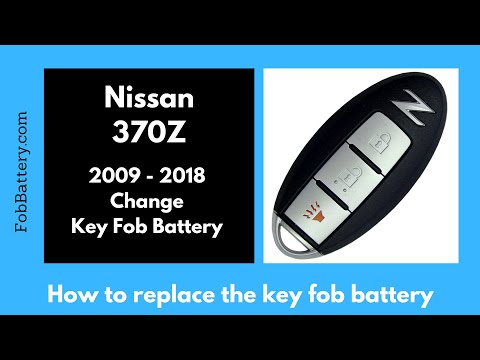 Nissan 370Z Key Fob Battery Replacement (2009 - 2018)