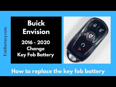 Buick Envision Key Fob Battery Replacement (2016 - 2020)