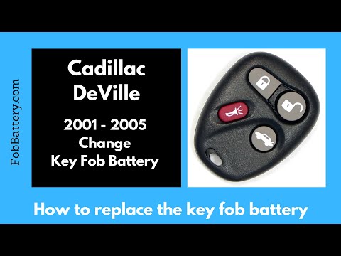 Cadillac DeVille Key Fob Battery Replacement (2001 - 2005)