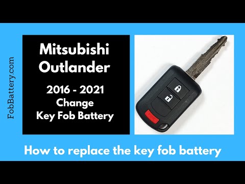 Mitsubishi Outlander Key Fob Battery Replacement (2016 - 2021)