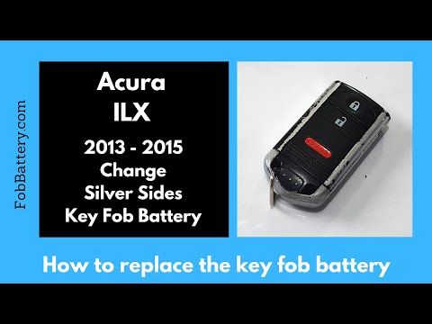 Acura ILX Key Fob Battery Replacement (2013 - 2015)