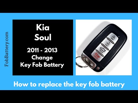 Kia Soul Key Fob Battery Replacement (2011 - 2013)