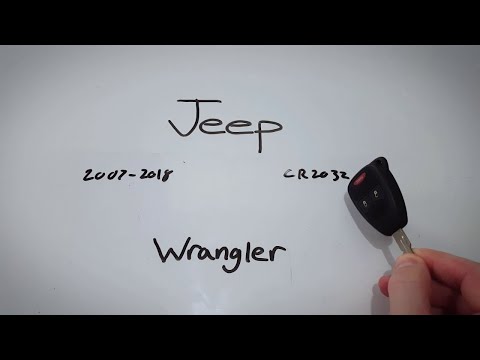 Jeep Wrangler Key Fob Battery Replacement (2007 - 2018)