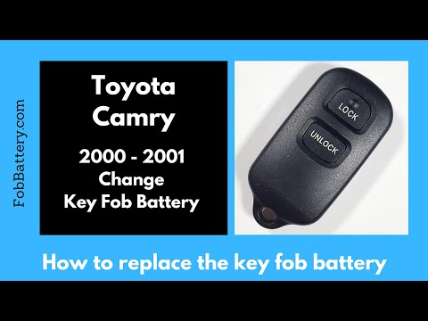 Toyota Camry Key Fob Battery Replacement (2000 - 2001)