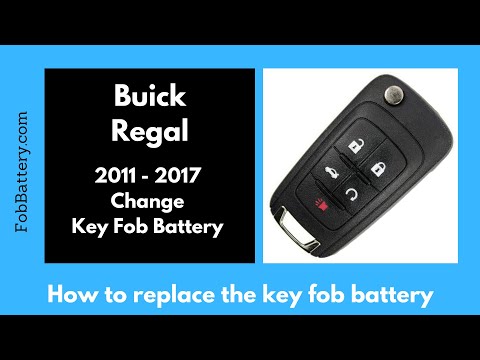 Buick Regal Key Fob Battery Replacement (2011 - 2017)