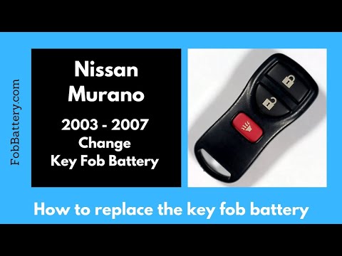 Nissan Murano Key Fob Battery Replacement (2003 - 2007)