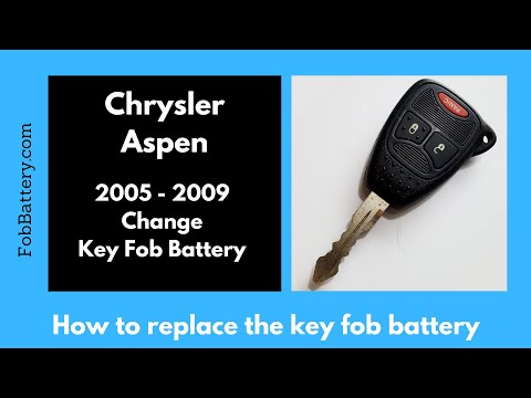 Chrysler Aspen Key Fob Battery Replacement (2005 - 2009)