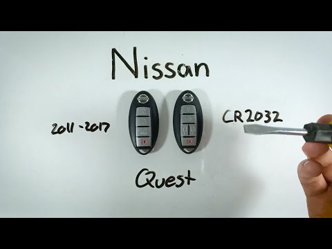 Nissan Quest Key Fob Battery Replacement (2011 - 2017)
