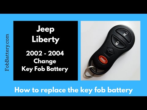 Jeep Liberty Key Fob Battery Replacement (2002 - 2004)