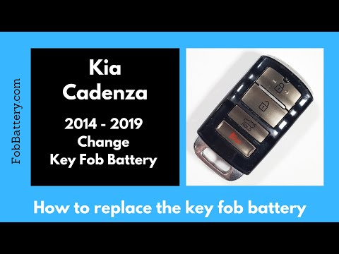 Kia Cadenza Key Fob Battery Replacement (2014 - 2019)