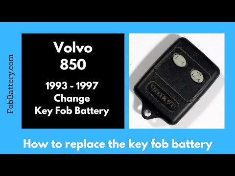 Volvo 850 Key Fob Battery Replacement (1993 - 1997)