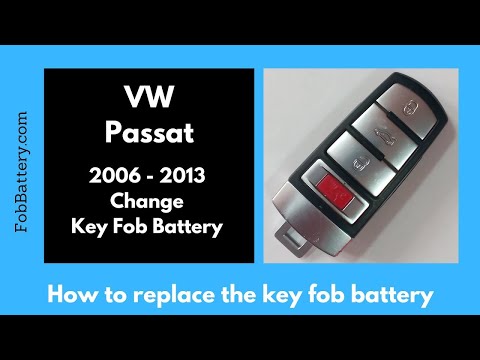 Volkswagen Passat Key Fob Battery Replacement (2006 - 2013)