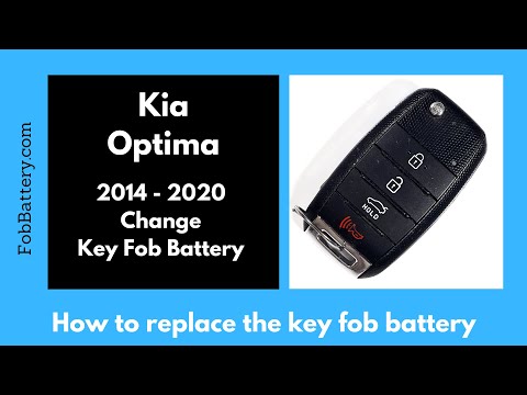Kia Optima Key Fob Battery Replacement (2014 - 2020)