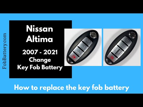 Nissan Altima Key Fob Battery Replacement (2007 - 2021)