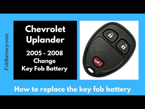 Chevrolet Uplander Key Fob Battery Replacement (2005 - 2008)
