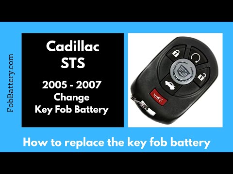 Cadillac STS Key Fob Battery Replacement (2005 - 2007)
