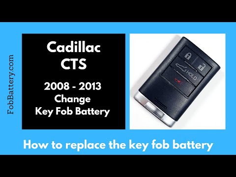 Cadillac CTS Key Fob Battery Replacement (2008 - 2013)