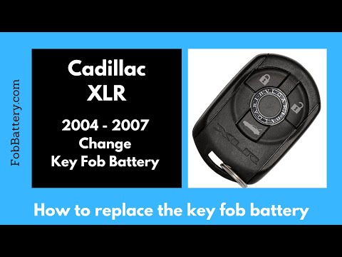 Cadillac XLR Key Fob Battery Replacement (2004 - 2007)