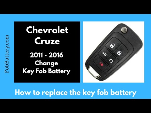 Chevrolet Cruze Key Fob Battery Replacement (2011 - 2016)