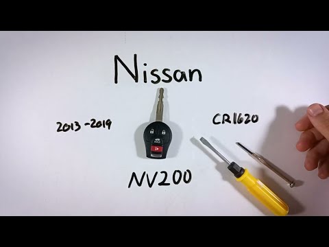 Nissan NV200 Key Fob Battery Replacement (2013 - 2019)