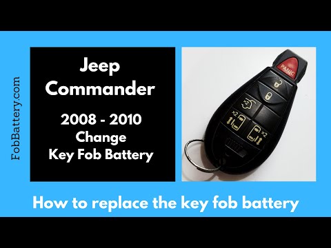 Jeep Commander Key Fob Battery Replacement (2008 - 2010)
