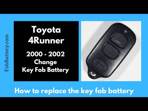 Toyota 4Runner Key Fob Battery Replacement (2000 - 2002)