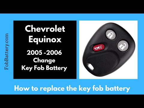 Chevrolet Equinox Key Fob Battery Replacement (2005 - 2006)