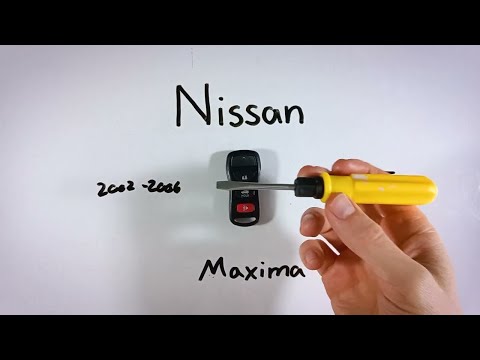 Nissan Maxima Key Fob Battery Replacement (2002 - 2006)
