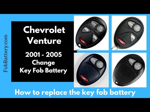 Chevrolet Venture Key Fob Battery Replacement (2001 - 2005)