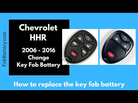 Chevrolet HHR Key Fob Battery Replacement (2006 - 2011)