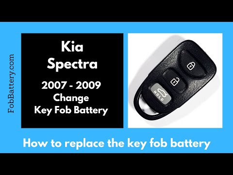 Kia Spectra Key Fob Battery Replacement (2007 - 2009)