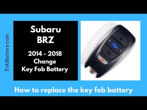 Subaru BRZ Key Fob Battery Replacement (2014 - 2018)