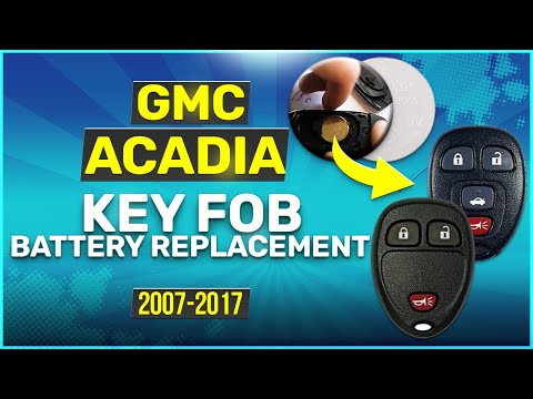 GMC Acadia Key Fob Battery Replacement (2007 - 2017)