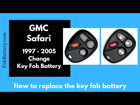 GMC Safari Key Fob Battery Replacement (1997 - 2005)
