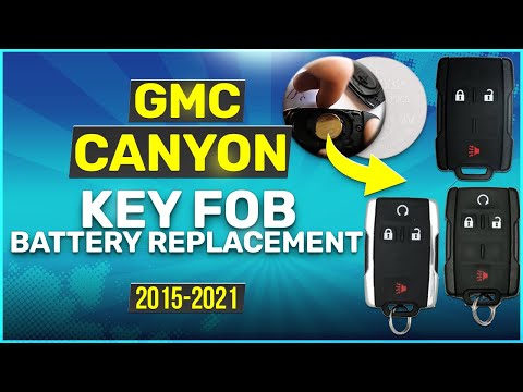GMC Canyon Key Fob Battery Replacement (2015 - 2021)