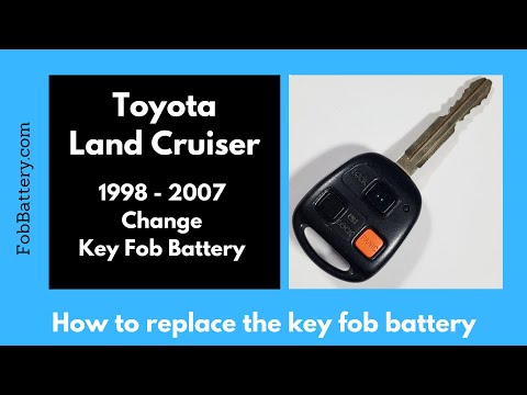 Toyota Land Cruiser Key Fob Battery Replacement (1998 - 2007)