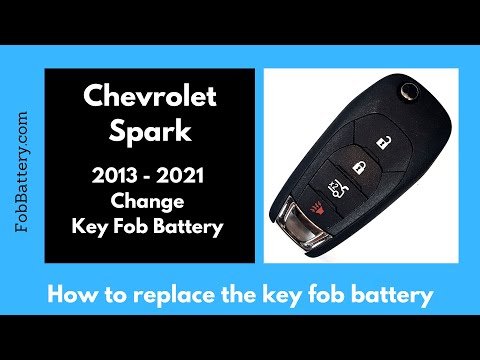 Chevrolet Spark Key Fob Battery Replacement (2013 - 2021)