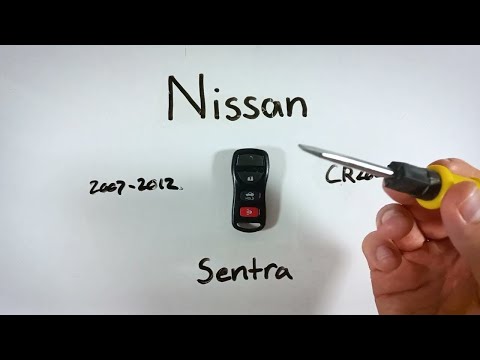 Nissan Sentra Key Fob Battery Replacement (2007 - 2012)