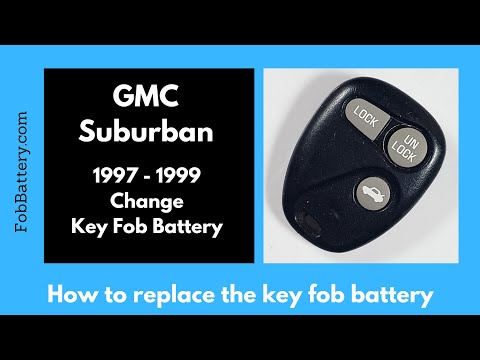 GMC Suburban Key Fob Battery Replacement (1997 - 1999)
